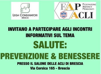 Incontro sulla corretta alimentazione 